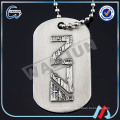 Military quality alloy navy dog tag for soldier